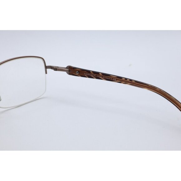 Authentic Versace VE 1193 1259 Metallic Brown Cat Eye Women's Eyeglasses 53mm - Picture 6 of 6
